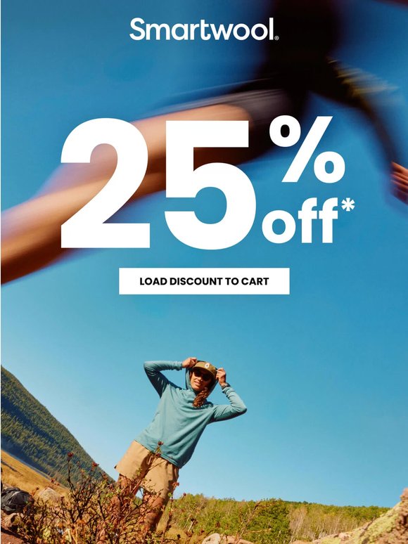 25% off ends today!