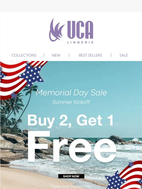 Memorial Day Sale | Buy 2 Get 1 Free Now