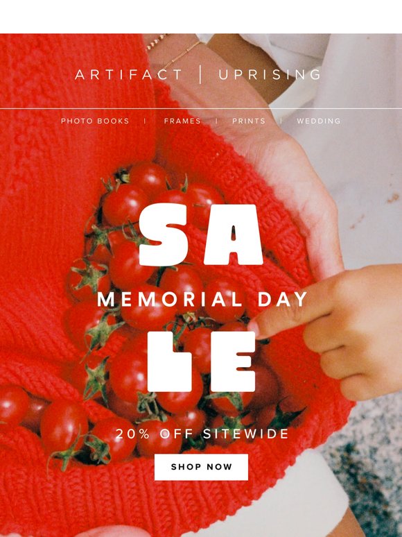 20% off ends tonight