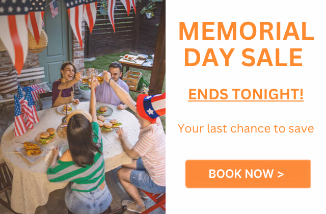 Final Week To Save On Our Memorial Day Sale