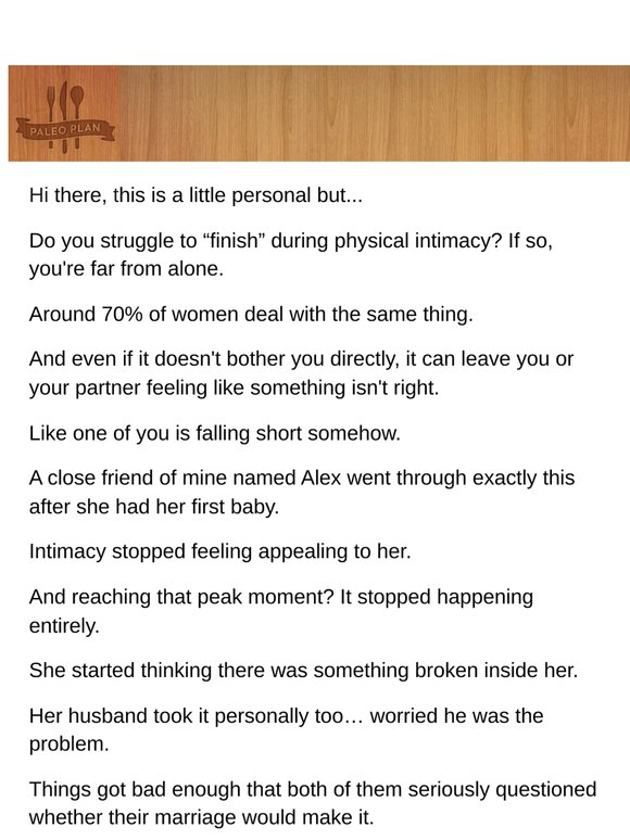 Why most women can't "finish"