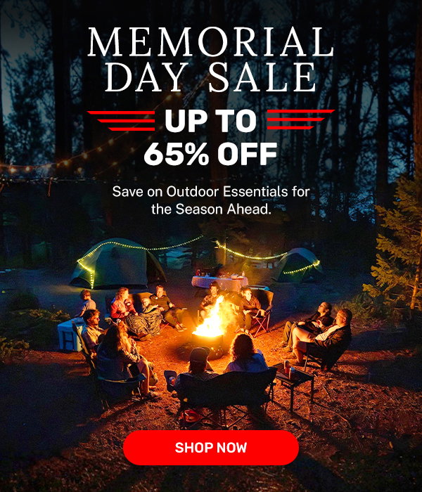 Memorial Day Sale | Up to 65% Off | Shop Now