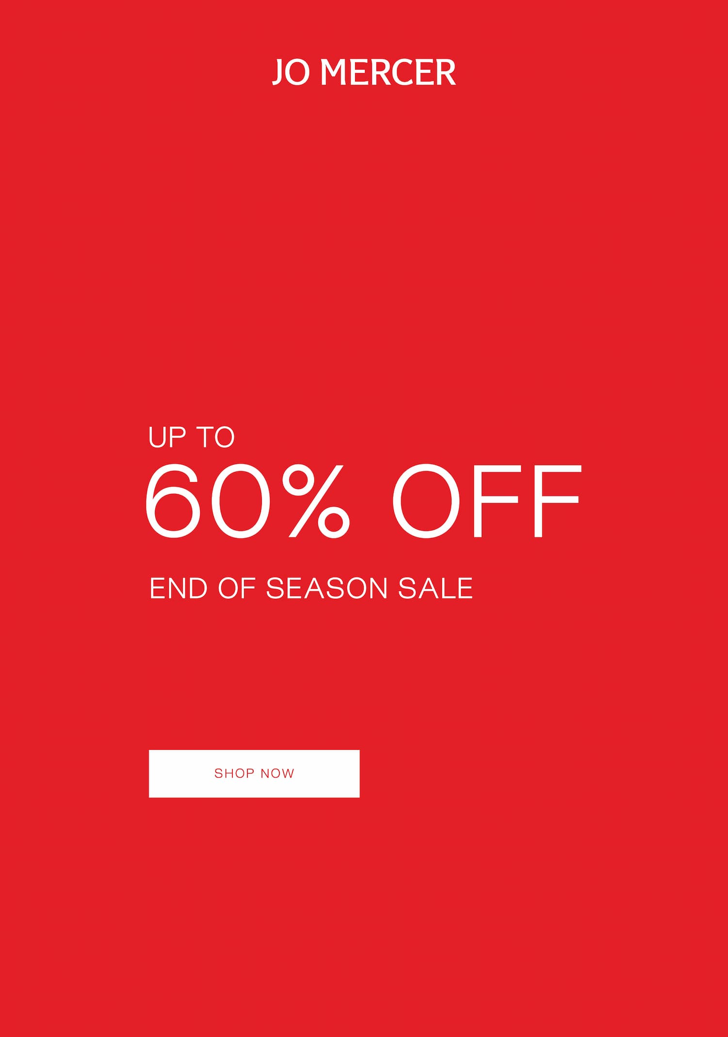 UP TO 60% OFF | END OF SEASON SALE