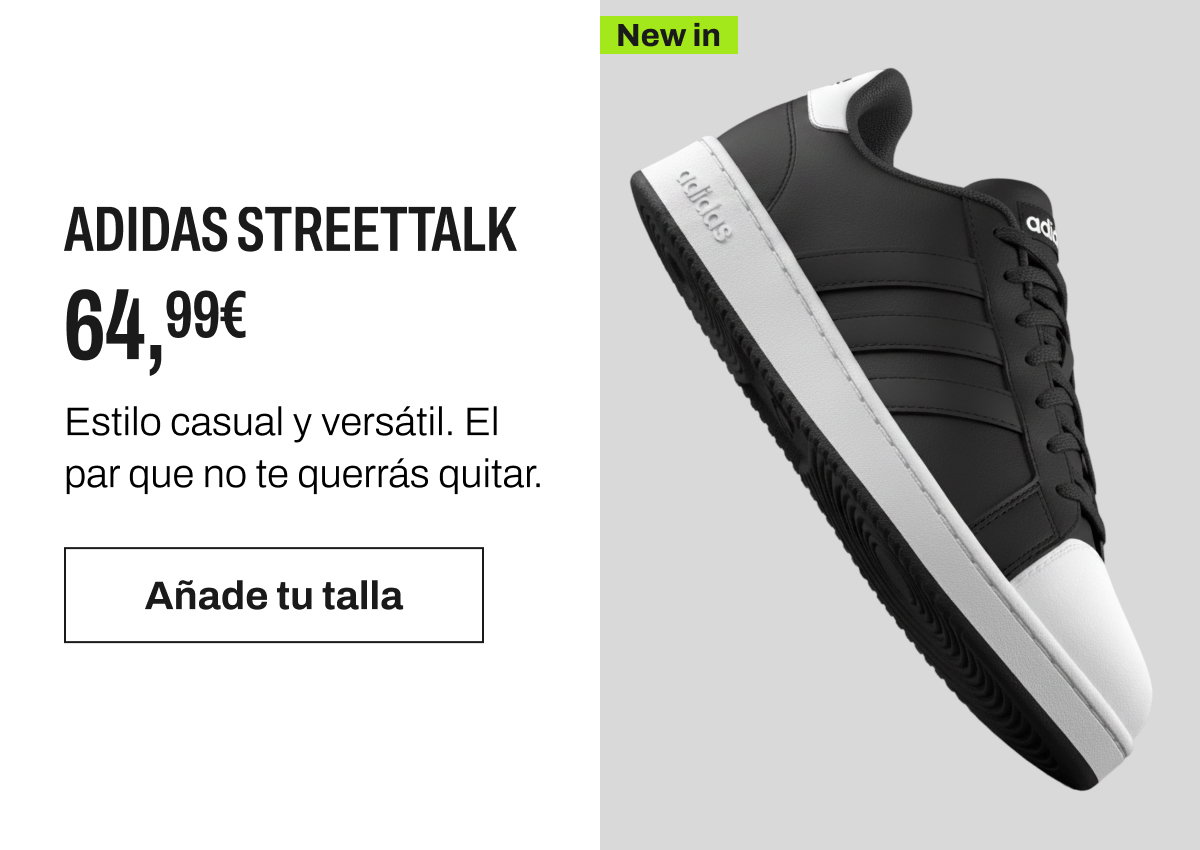 Zapatillas Adidas Streettalk botón añade tu talla
