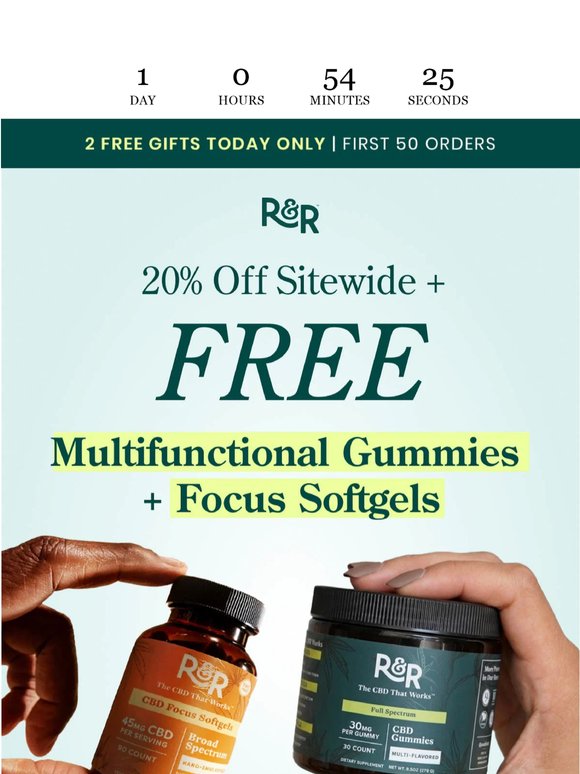 TWO FREE Gifts 🚨 First 50 Orders