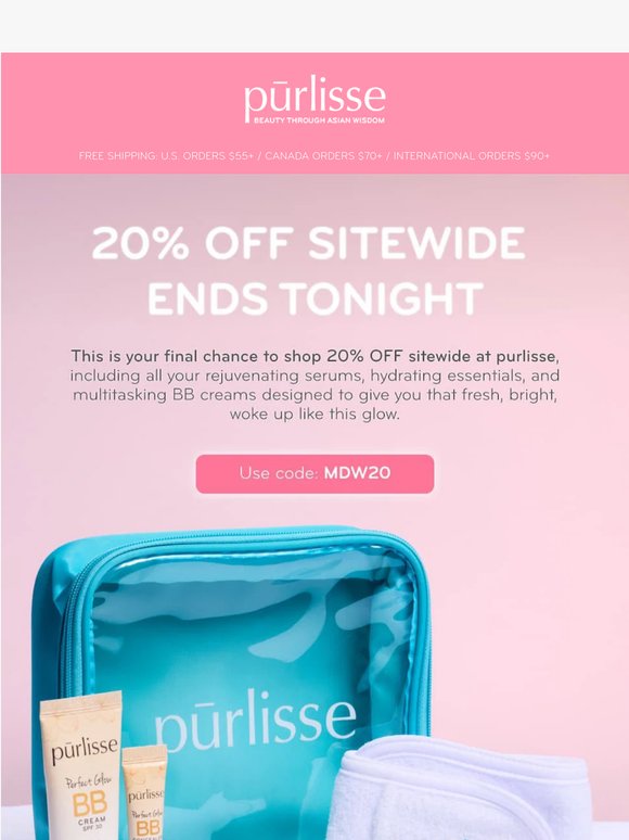 Last Chance: 20% Off Ends at Midnight 🌙