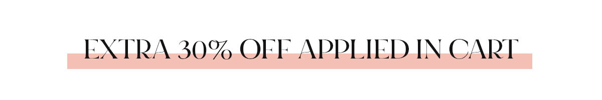 extra 30% off applied in cart