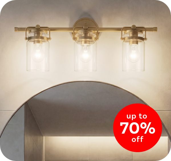 Bath Lights Up to 70% Off