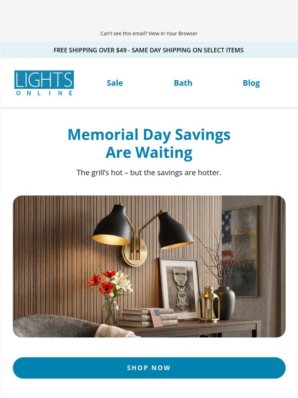 Shop Memorial Day Deals Now
