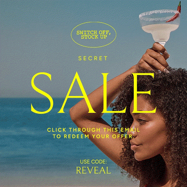 Secret Sale Use Code REVEAL