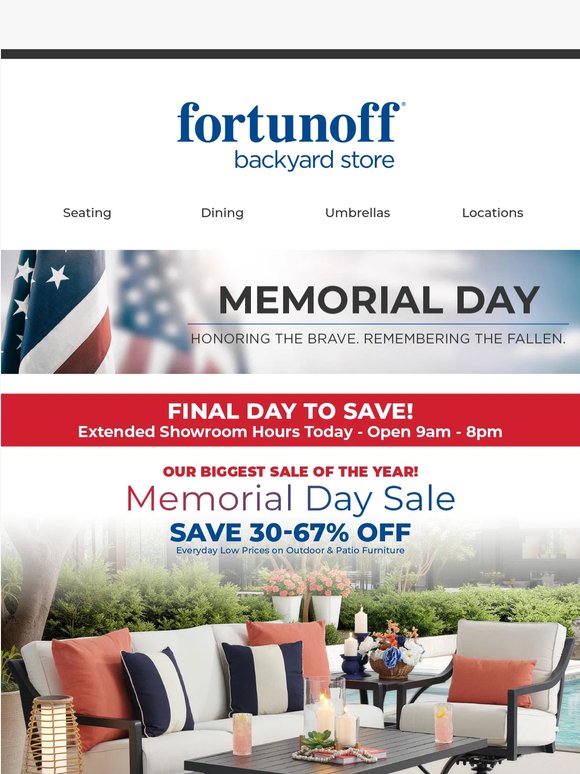 FINAL DAY❗Memorial Day Savings End Tonight
