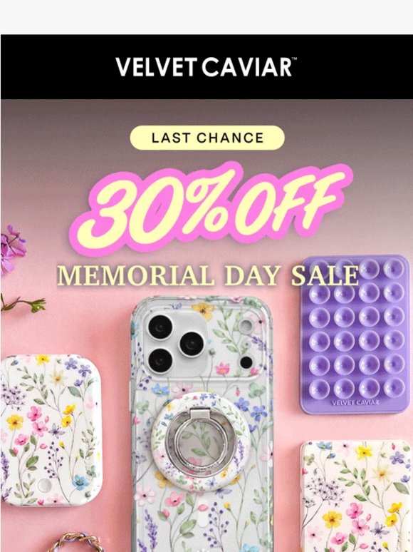 ENDS SOON 🚨 Memorial Day Sale