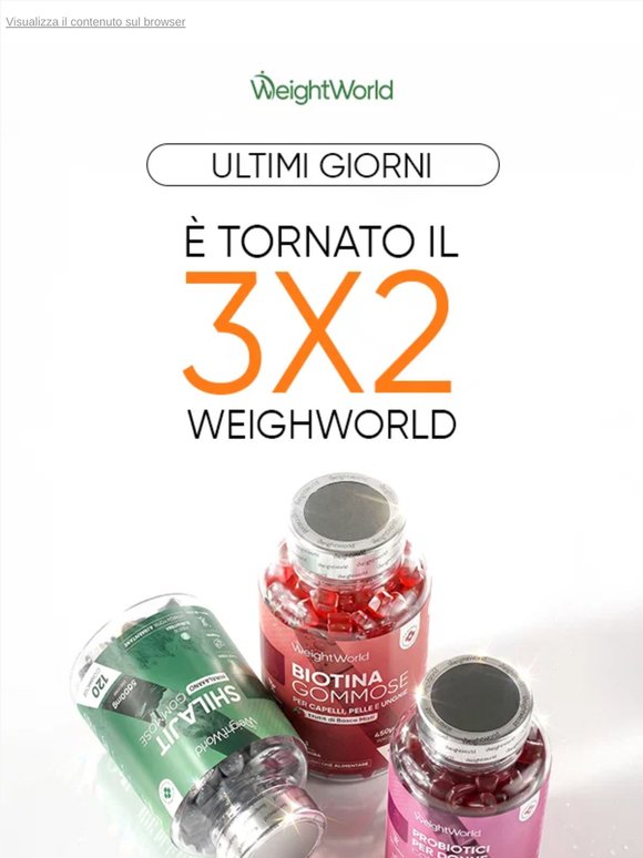 — —, Ultimi Giorni: 3 Integratori Al Prezzo Di 2 ⏳