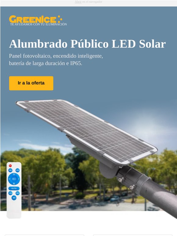 La gama más completa de  Alumbrado Público LED: Ilumina con Eficiencia