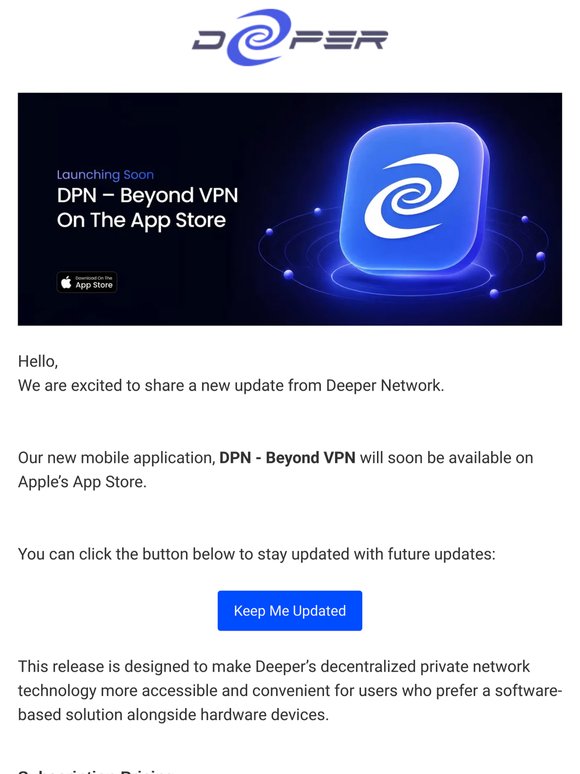 Launching Soon: DPN – Beyond VPN on the App Store