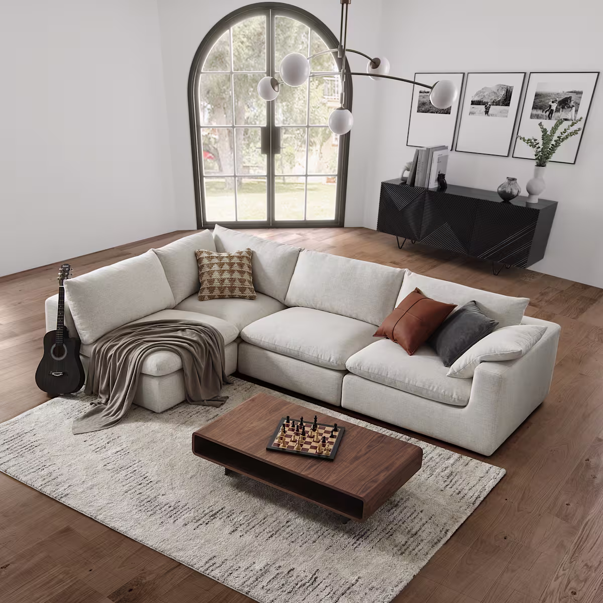 Image of Dawson Chaise Sectional Couch