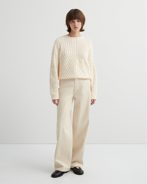 Patchwork Jumper Chalk