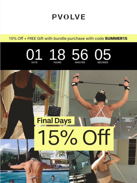 15% Off Sale Is Ending