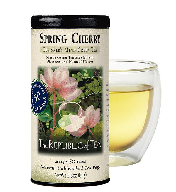 Spring Cherry Green Tea Bags
