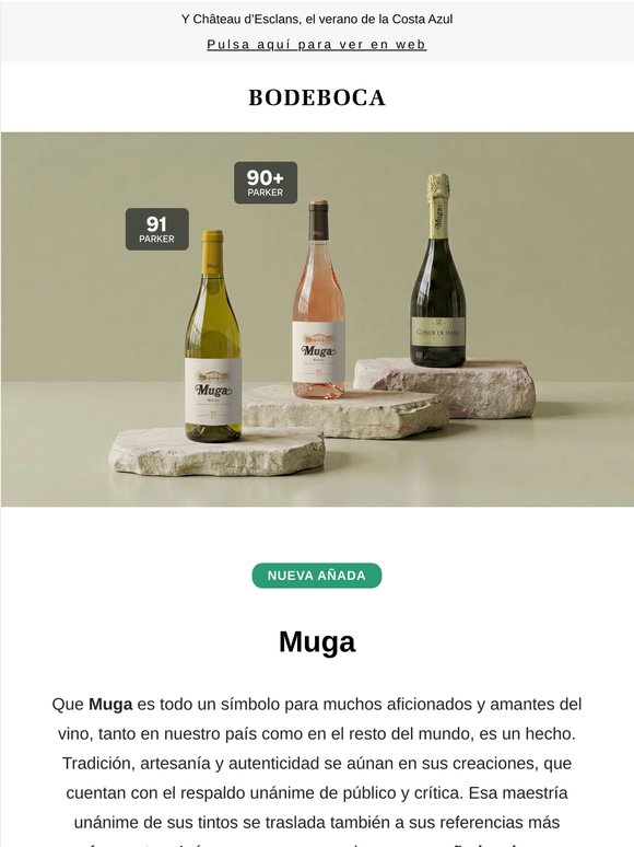 Muga: excelencia también en blanco y rosado