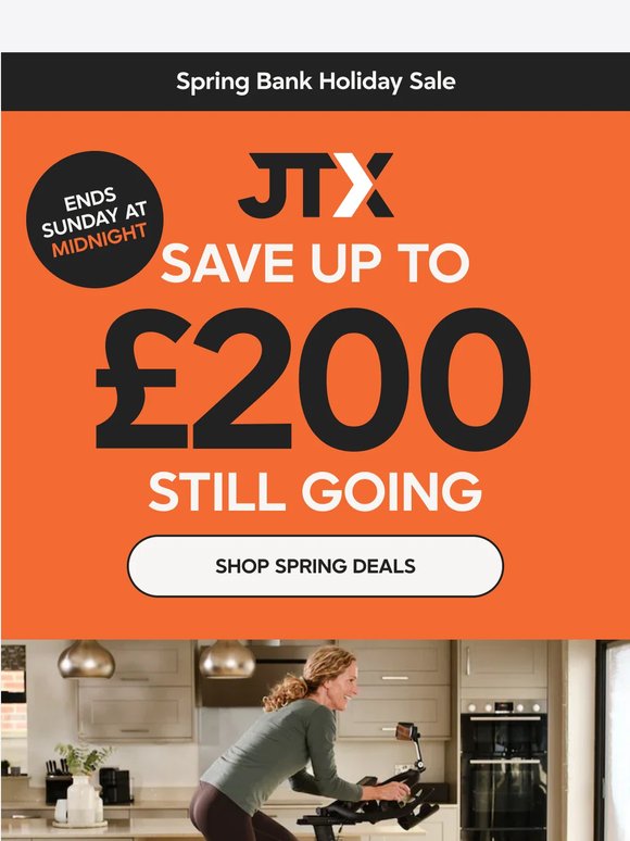 The sale’s still on. Up to £200 off.