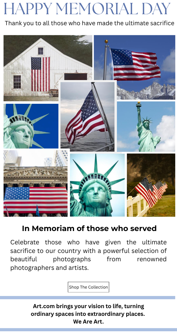 Happy Memorial Day - Thank you to all who have made the ultimate sacrifice. In Memoriam of those who served