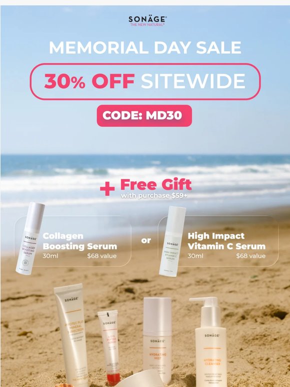 30% Off Sitewide Ends Tonight