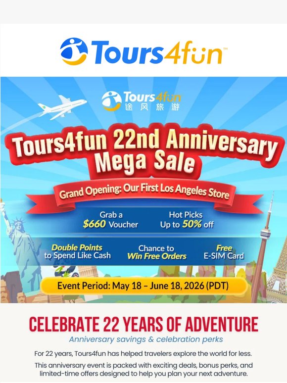 Don’t Miss Our Biggest Savings ✈️🎉