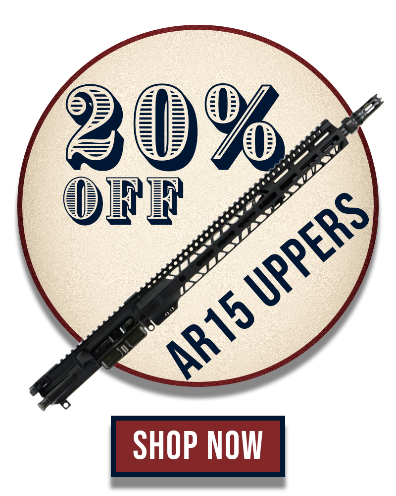 20% OFF AR15 UPPERS SHOP NOW