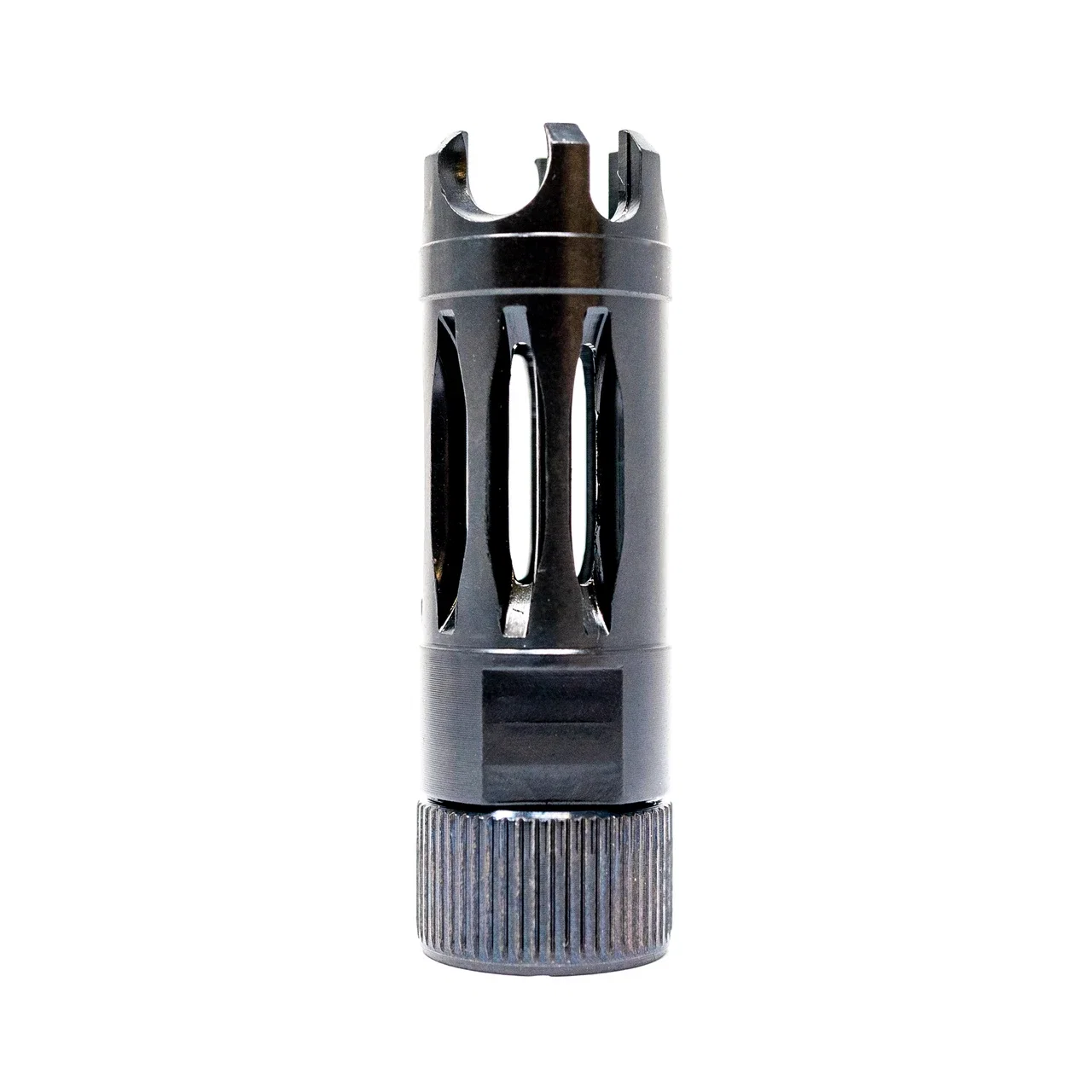 FAXON MUZZLOK® PORTED 5.56 STEEL FLASH HIDER - NITRIDE