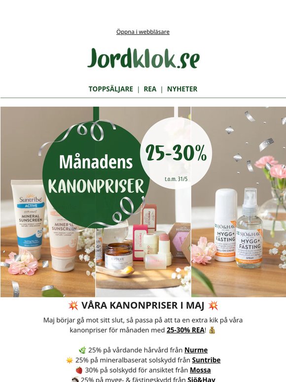 💥 Månadens KANONPRISER - 25-30% 💥