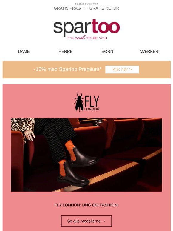 💥 Kanonstærke priser! Fly London, So Size, Levi's, Wonders, Sorel, Pieces, New Balance og Les Tropeziennes par M.Belarbi