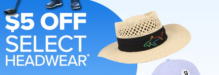 $5 off Select Headwear