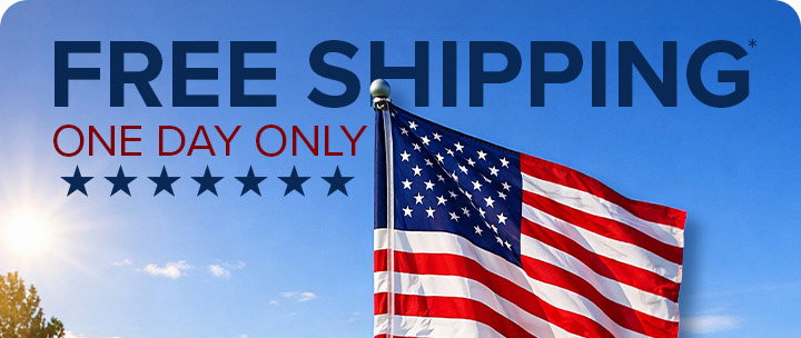 Memorial Day - Free Shipping One Day Only