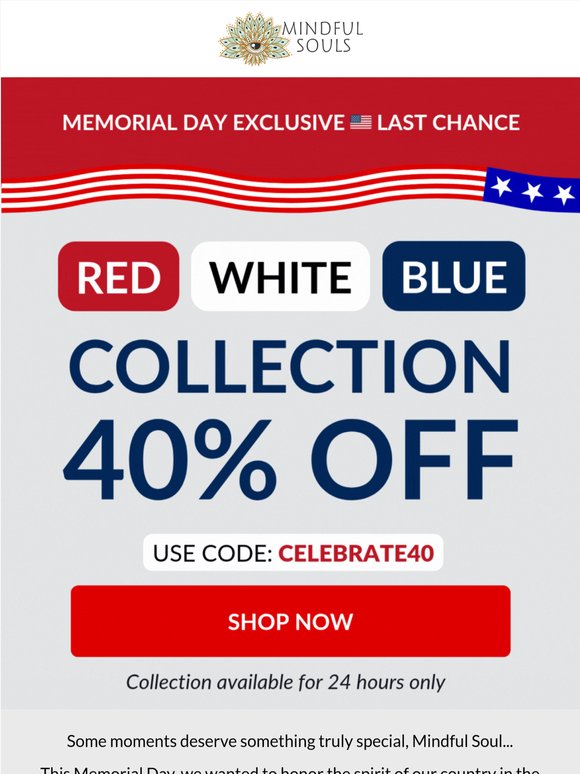 🇺🇸 Memorial Day SALE | LAST CHANCE!