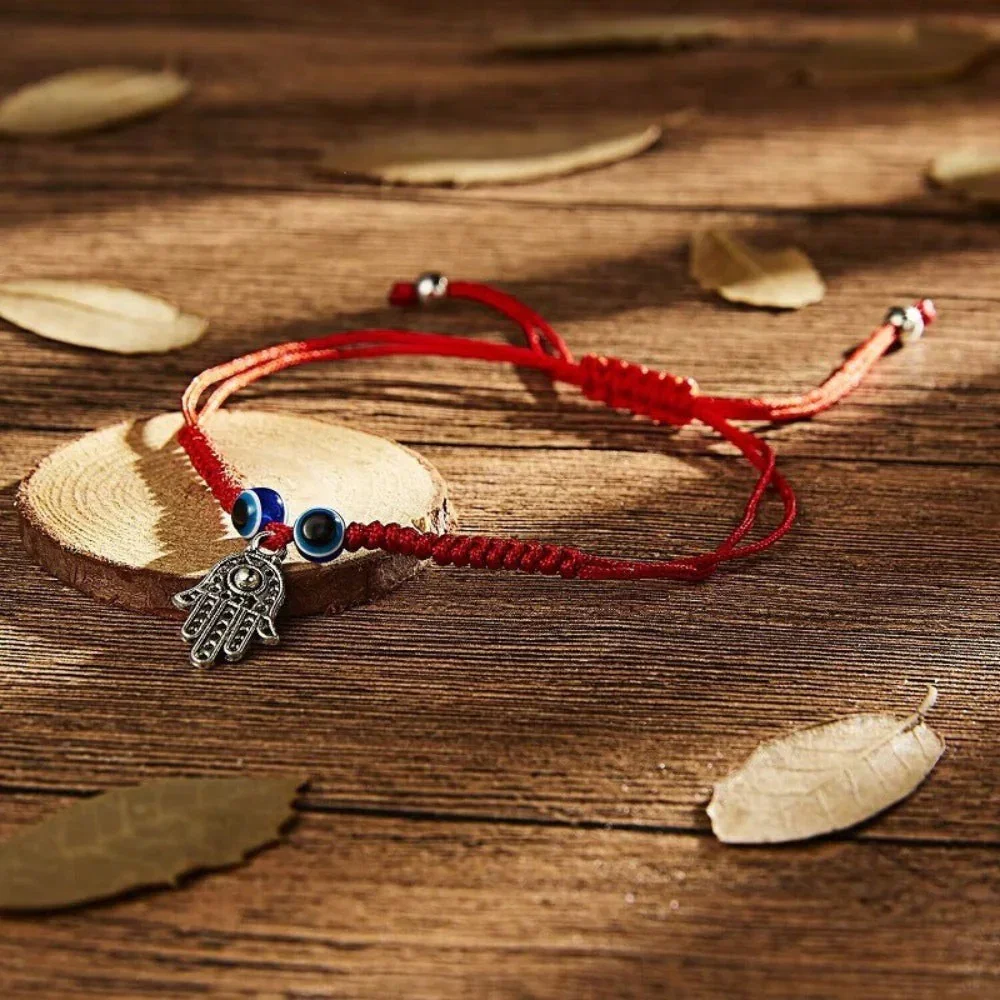 Image of Red String Hamsa Hand Bracelet