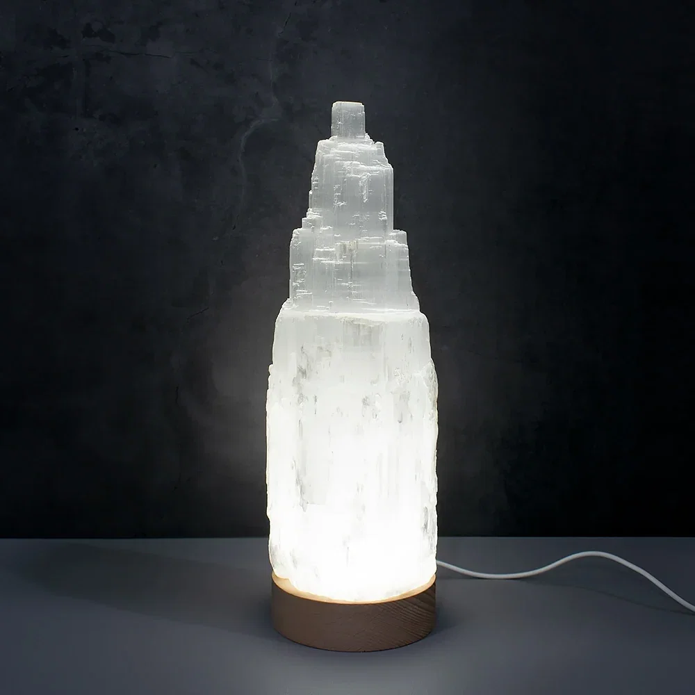 Image of XXL Giant Selenite Crystal Lamp
