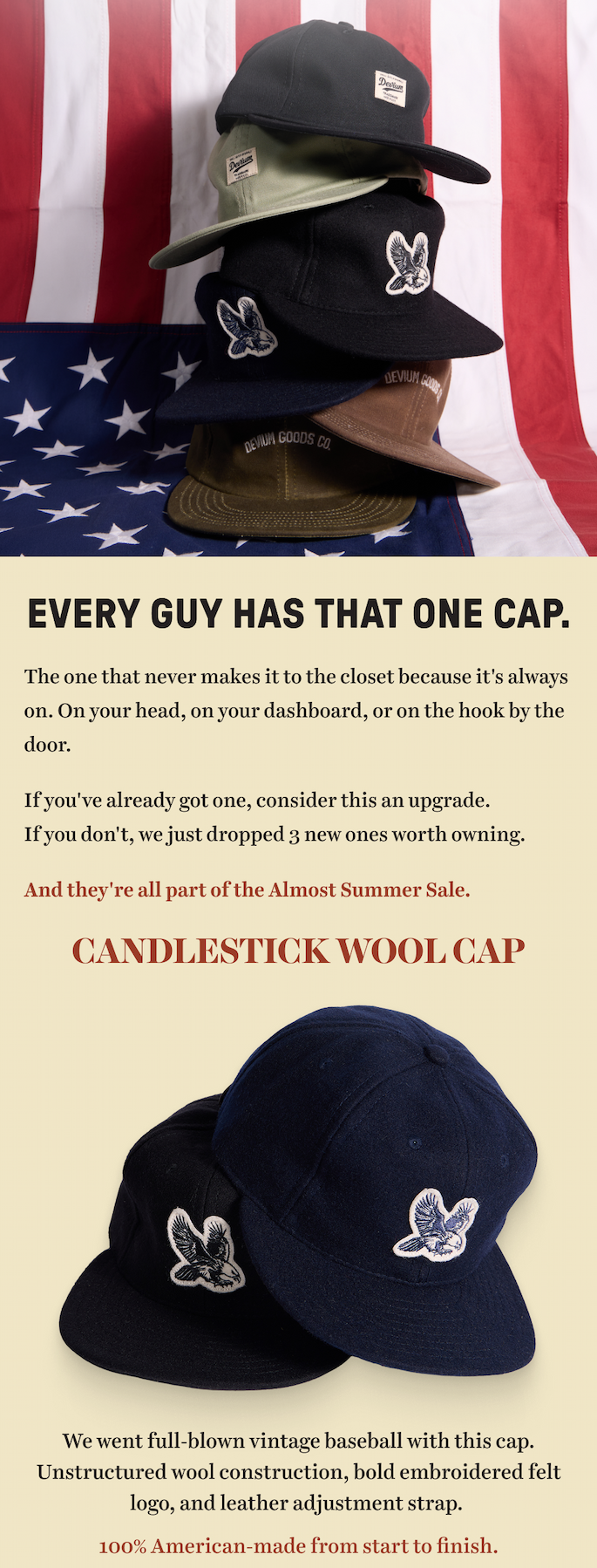 CANDLESTICK WOOL CAP