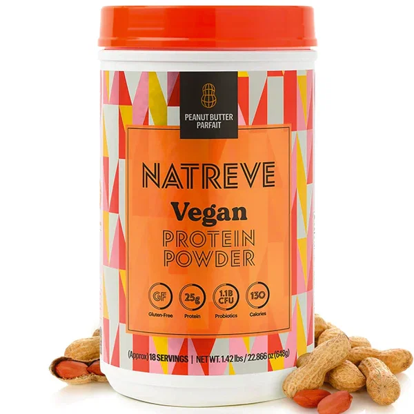 Natreve Vegan Protein Powder 18 Servings