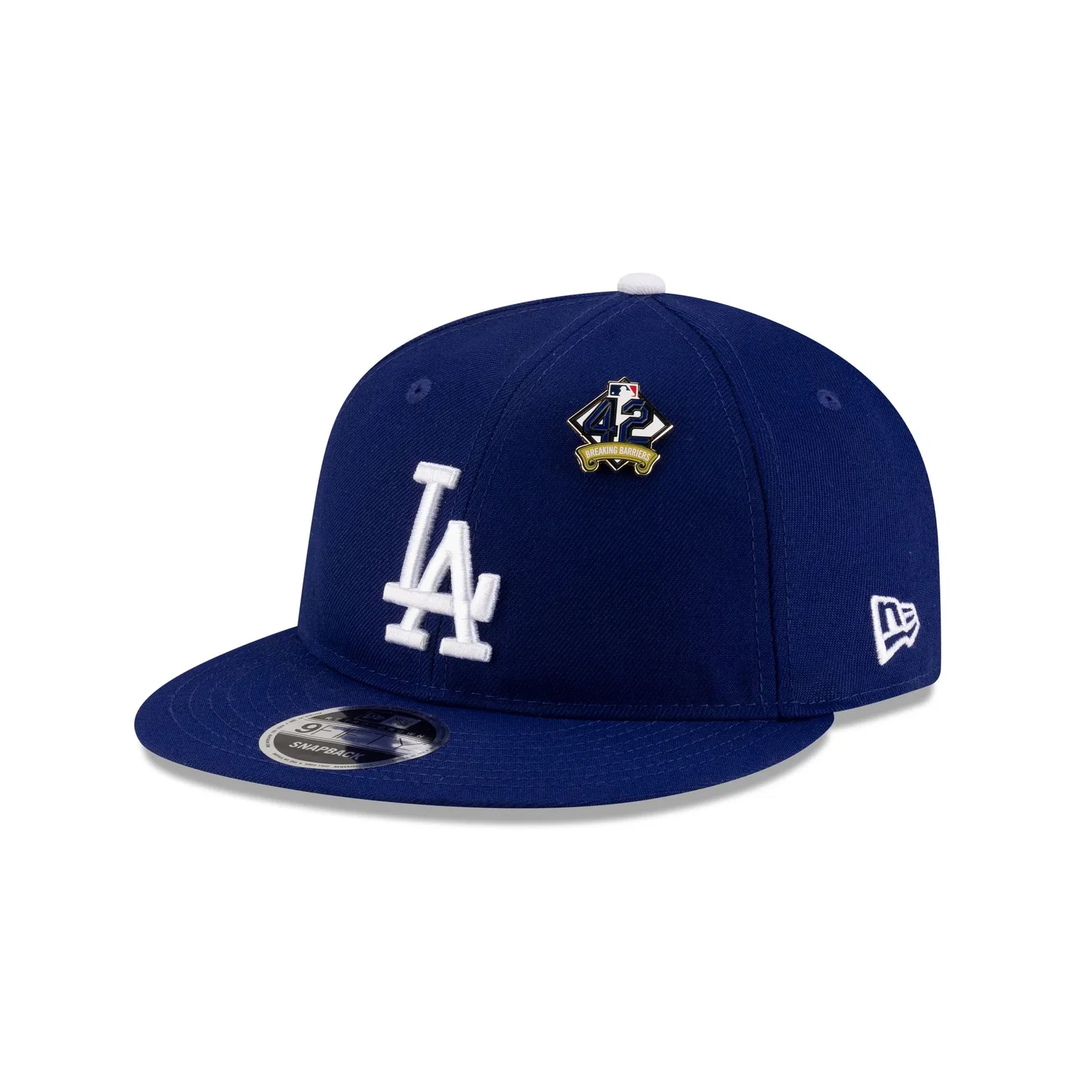 Image of Los Angeles Dodgers Jackie Robinson Day 2025 Retro Crown 9FIFTY Snapback Hat