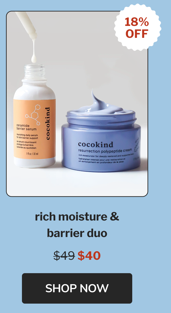 18% off retinol face + body duo $49 $40 Shop now