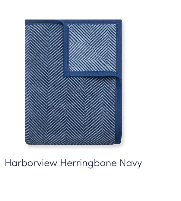 Shop Harborview Herringbone Navy