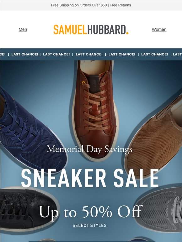 Final Hours: 50% Off + Free Shipping