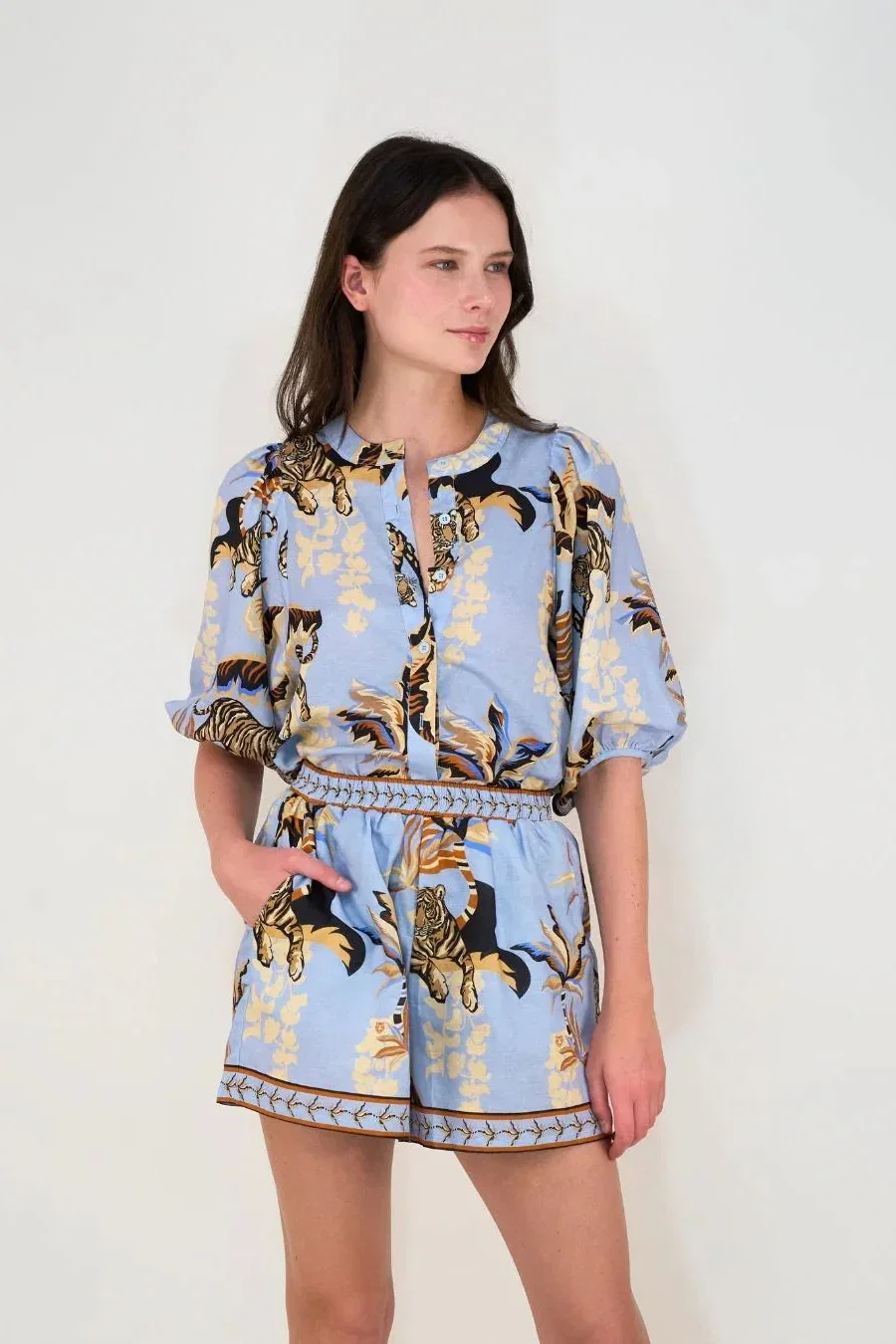 BALI TIGER BALLOON SHIRT