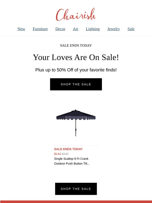 Last Call! 40% Off Single Scallop 9 Ft Crank Outdoor Push Button Tilt Umbrella in Navy & White and Your Faves!