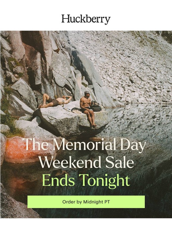 Final Hours for Up to 20% Off