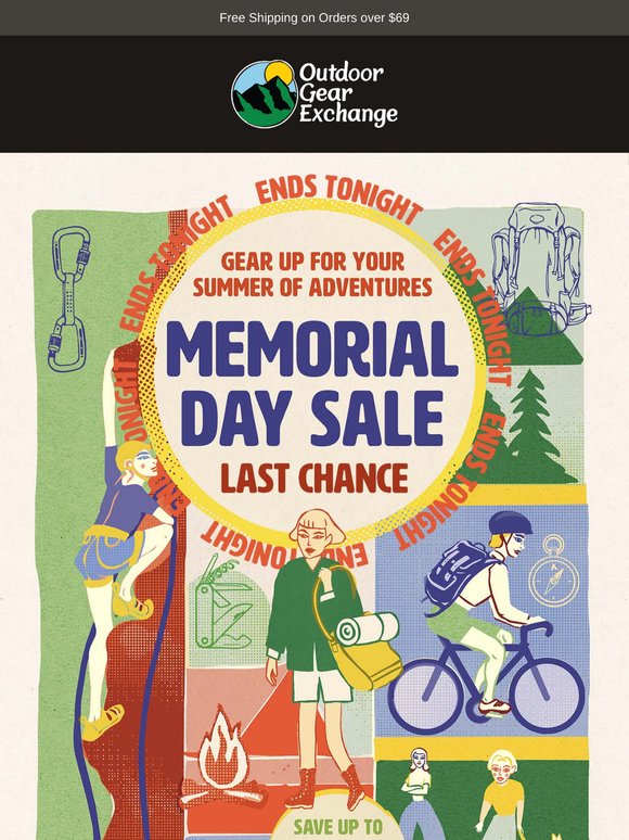 Last Chance for Memorial Day Gear Deals ⌛