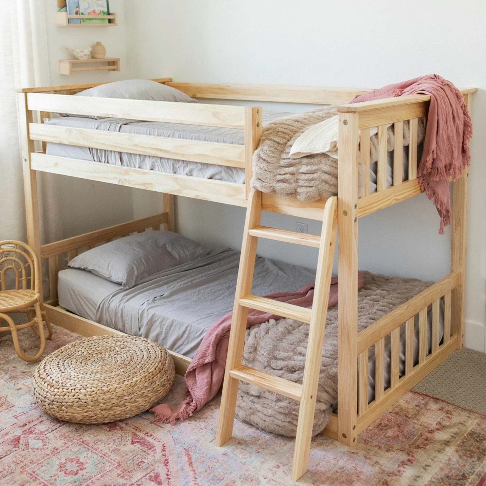 Image of Twin Over Twin Low Bunk Bed