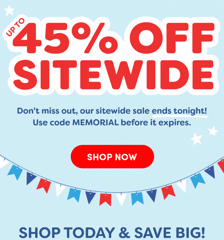 Memorial Day Sale Ends Soon