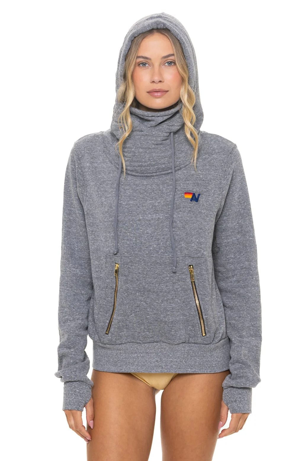 Image of NINJA PULLOVER HOODIE - HEATHER GREY
